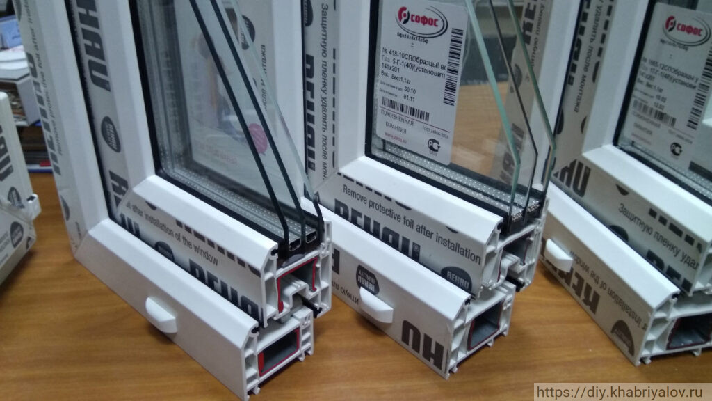 Образцы окон REHAU