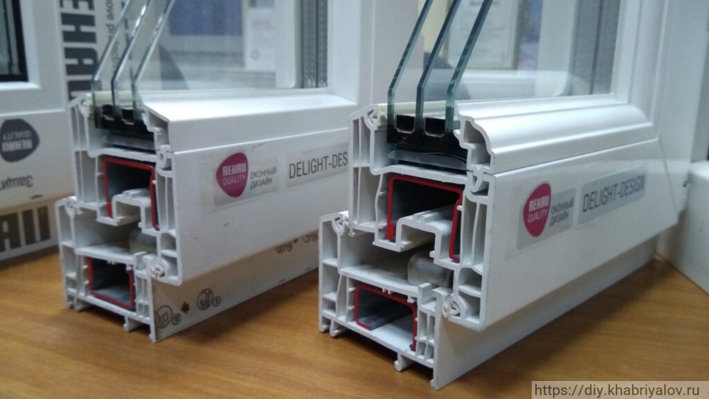 Образцы окон REHAU DELIGHT-DESIGN