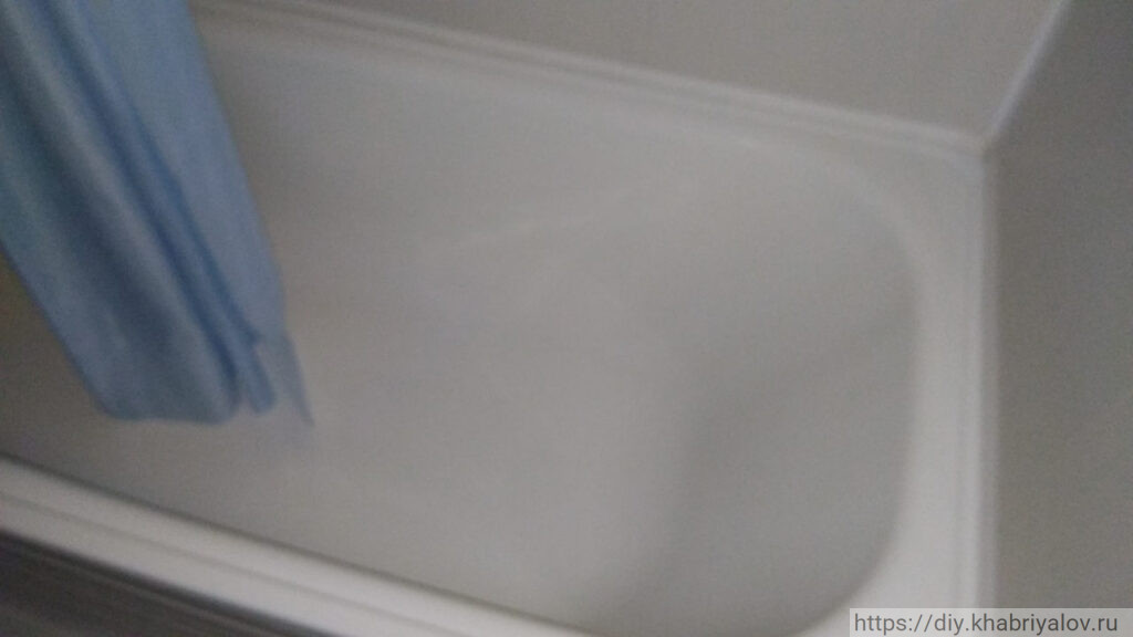 Ванна и стены в квартире дома П-44Т