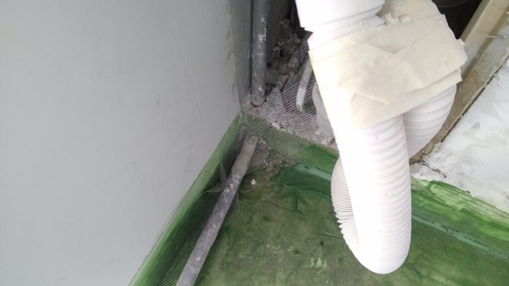 Оперативная переделка угла в процессе гидроизоляции