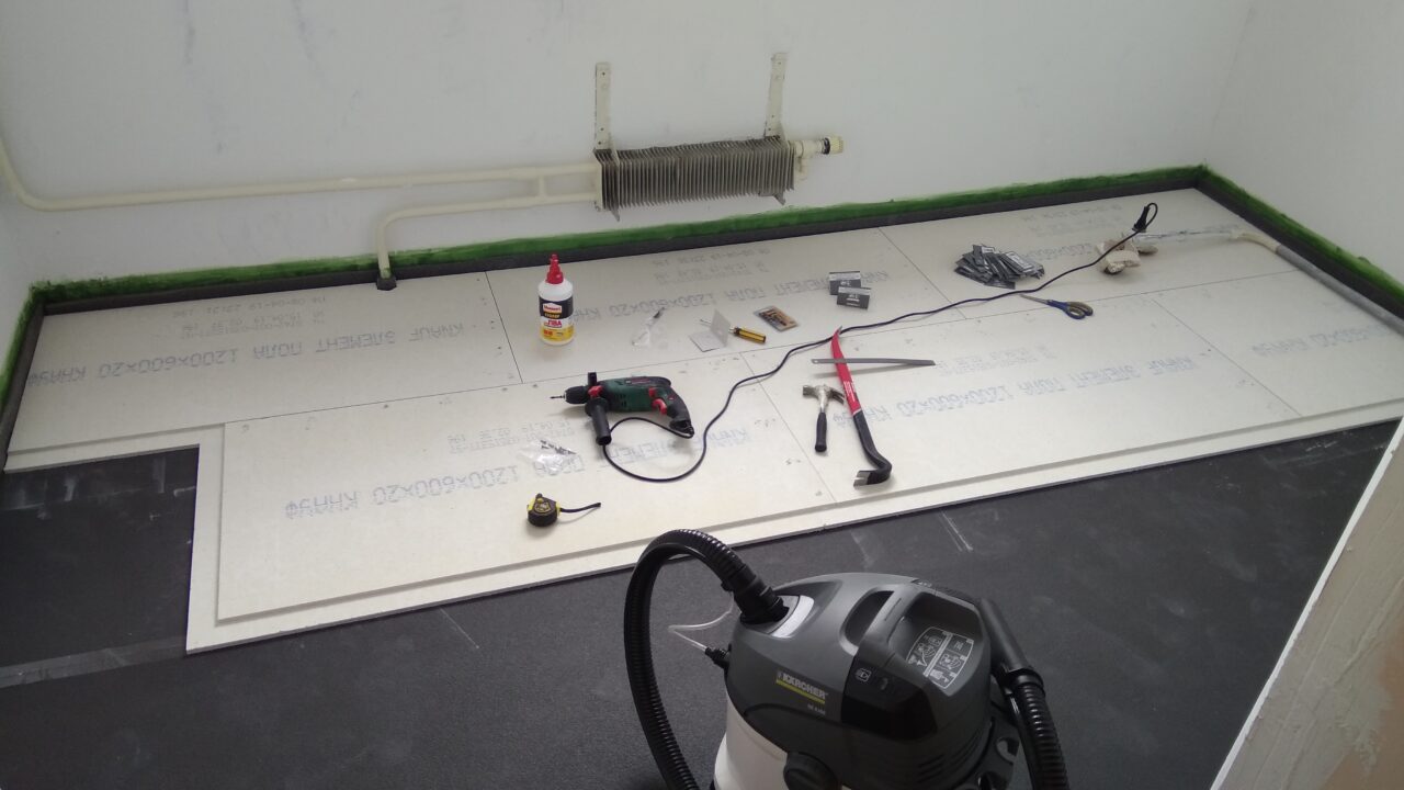 Ремонт на кухне. Часть 4. Черновой пол