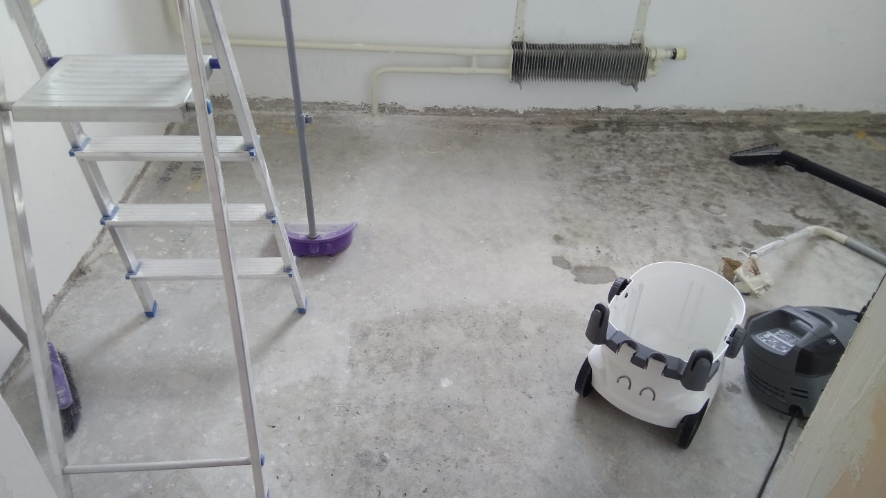 Мойка пола кухни