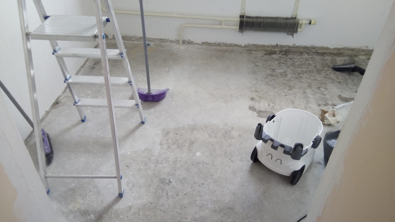 Мойка пола кухни