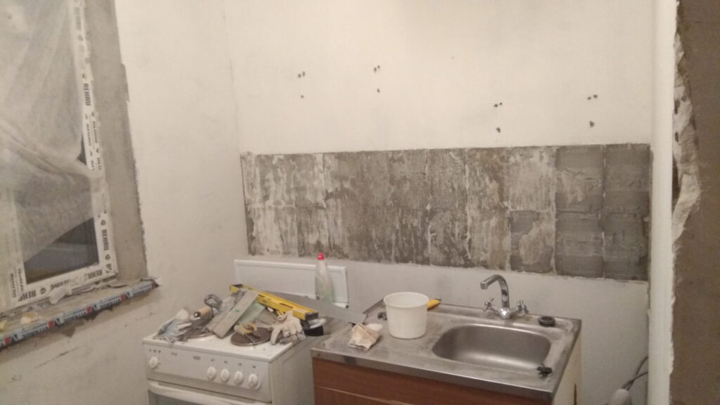 Подготовка кухни к ремонту