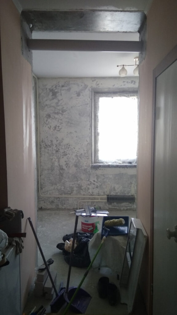 Подготовка стен кухни к ремонту