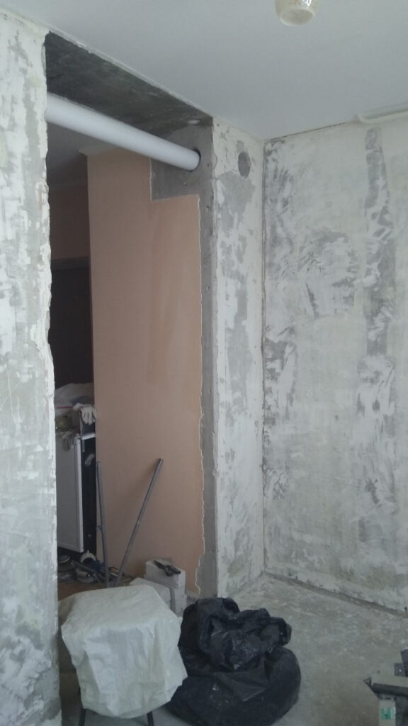 Подготовка стен кухни к ремонту