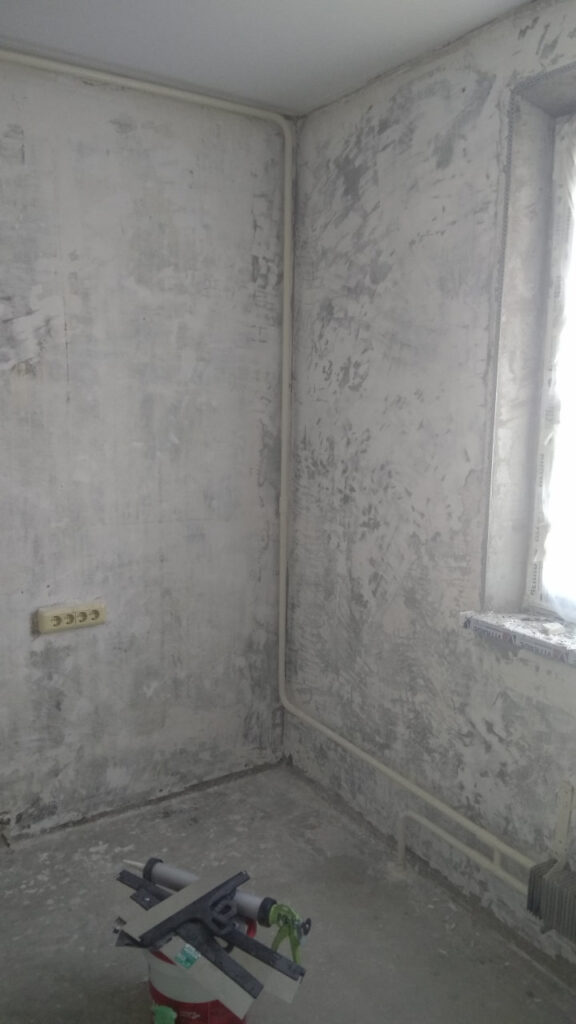 Подготовка стен кухни к ремонту